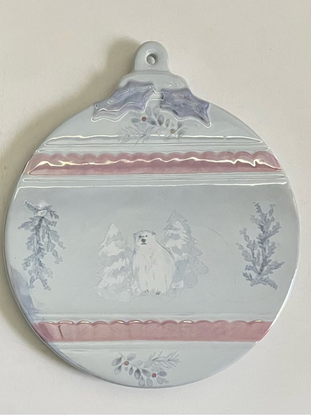 Pfaltzgraff Polar Bear Ceramic Cheese Tray